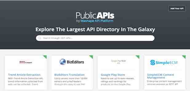 Public APIs