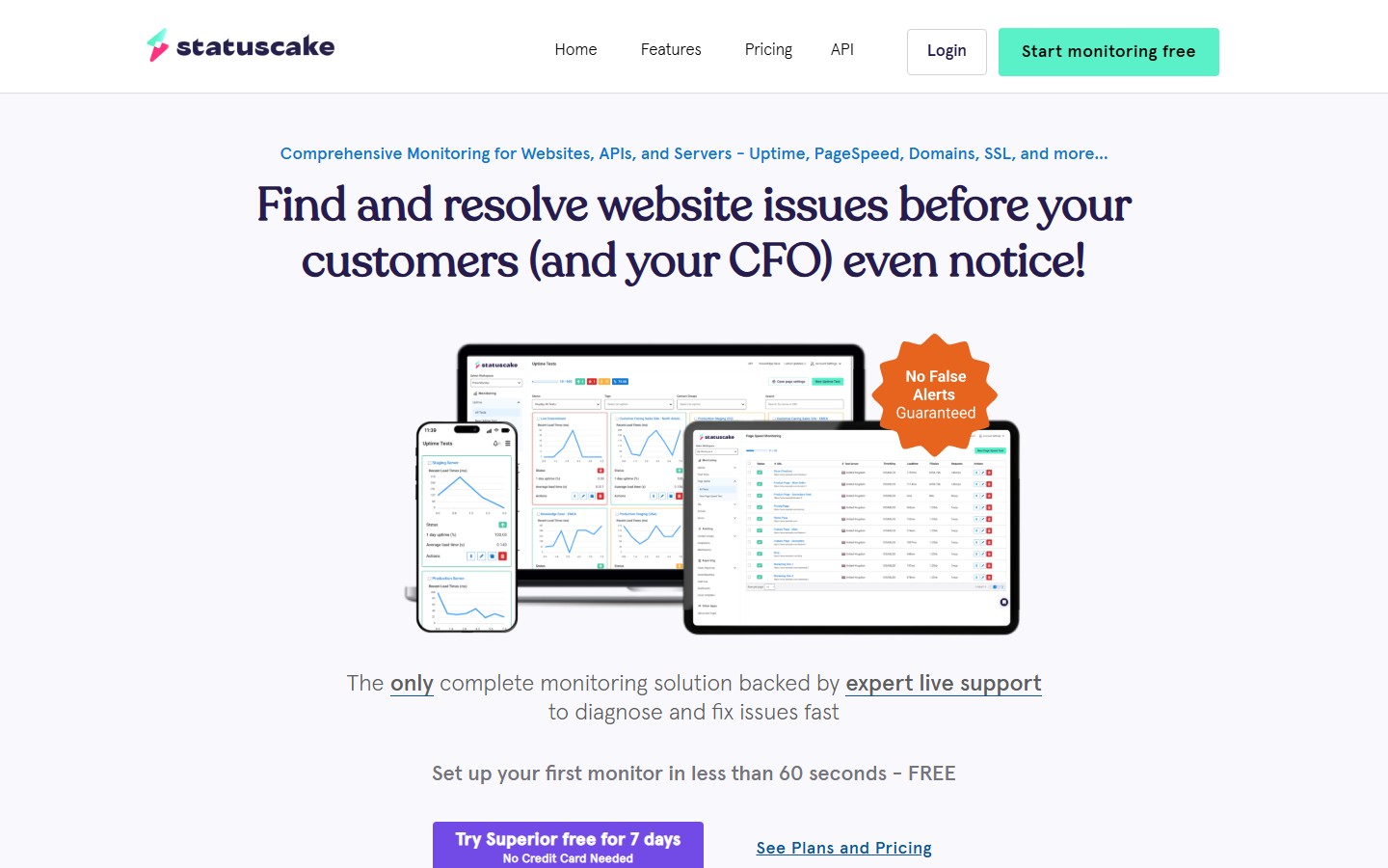 StatusCake screenshot