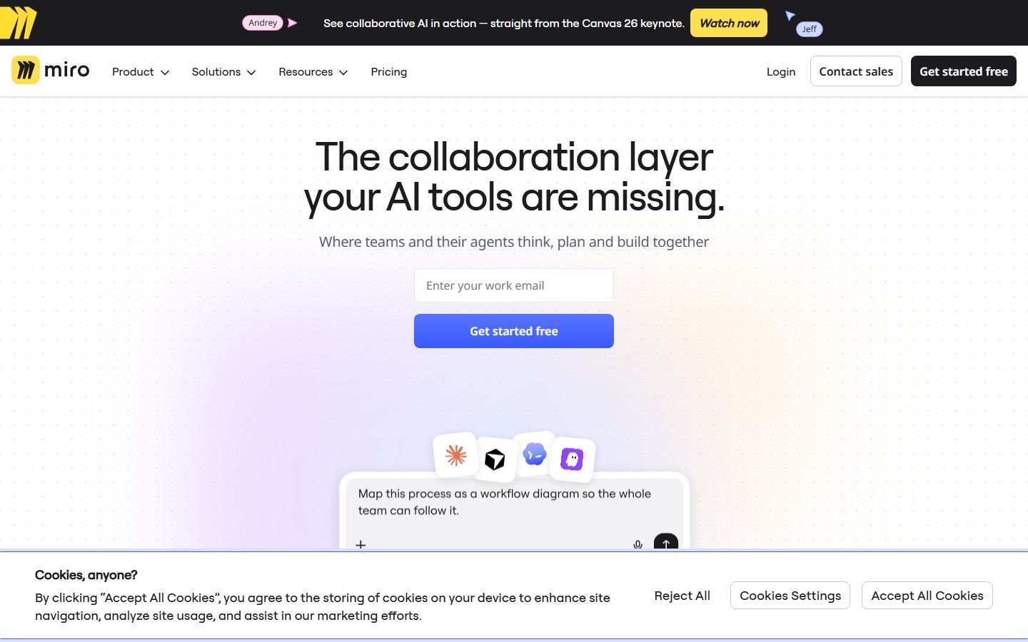 Realtime board screenshot