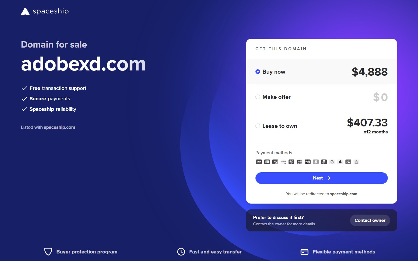 Adobe XD screenshot