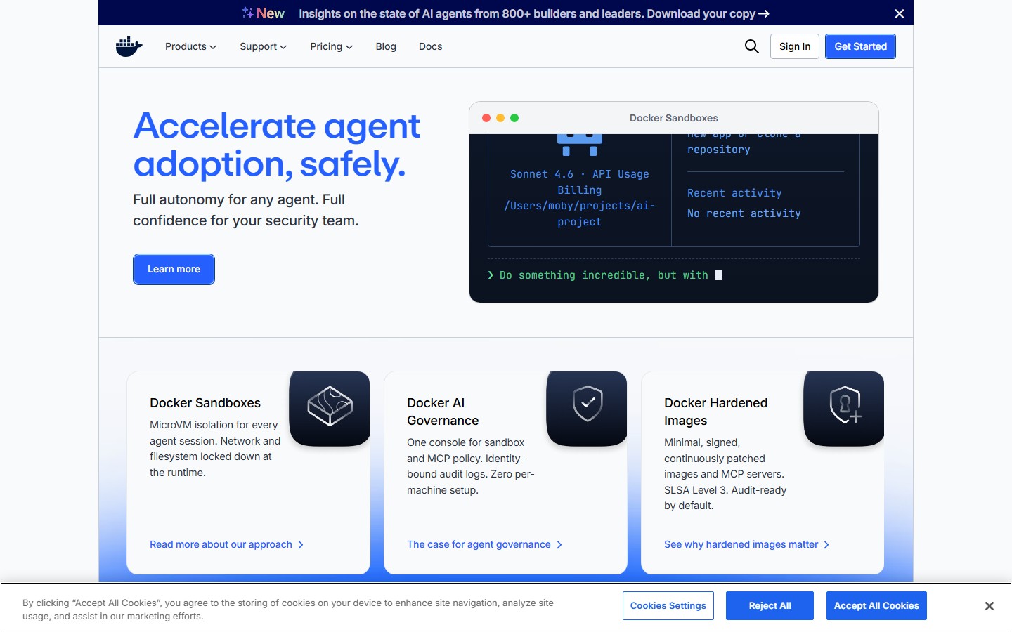 Docker screenshot