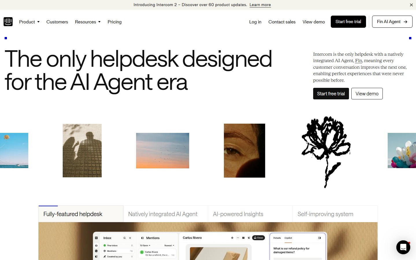 Intercom screenshot