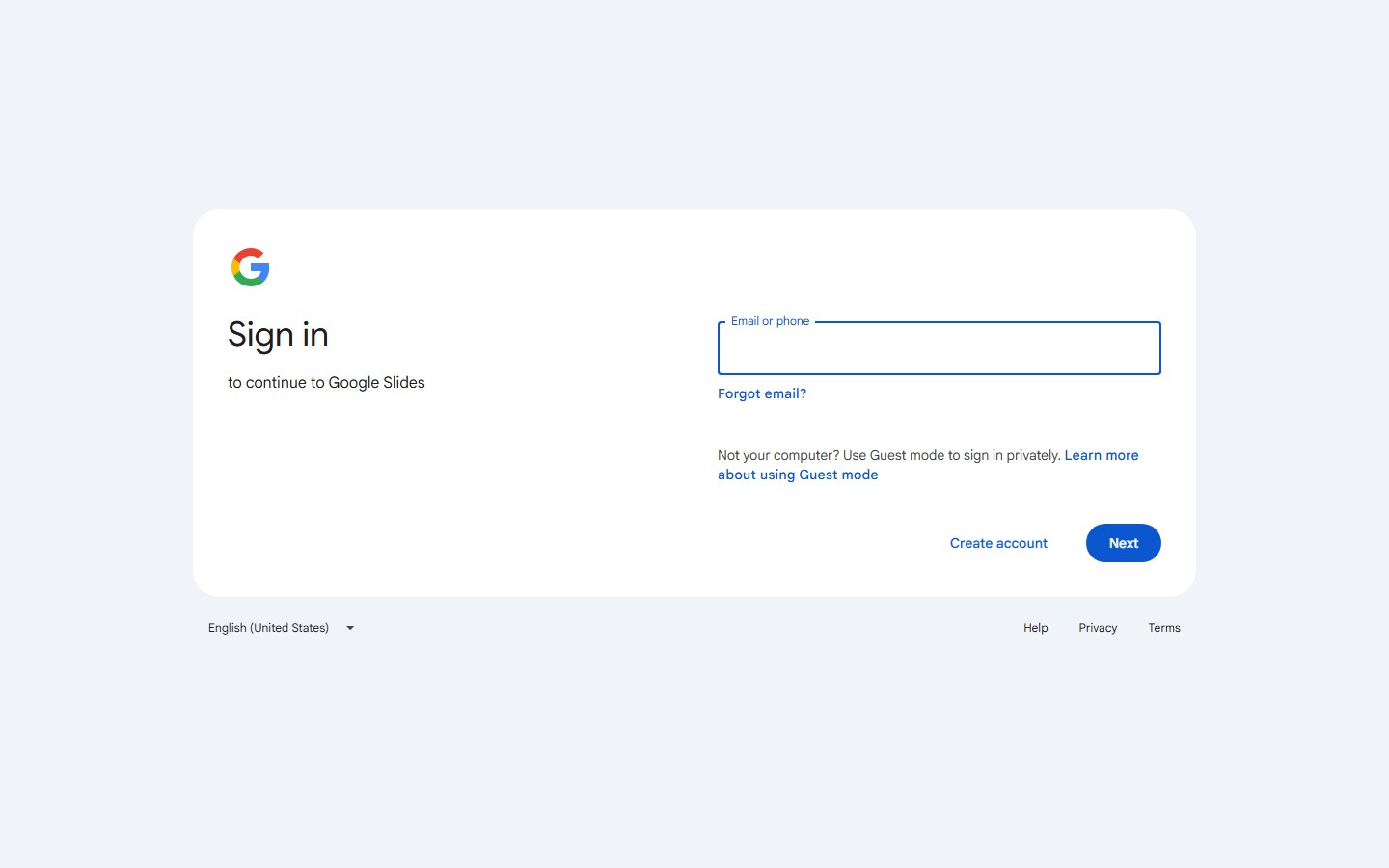 Google Slides screenshot