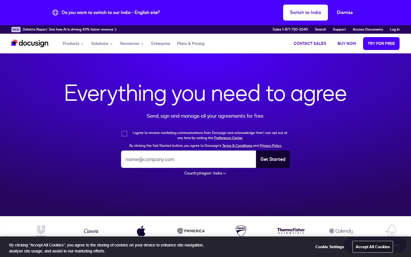 DocuSign screenshot